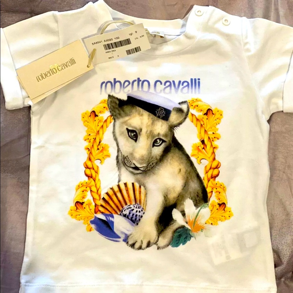 Roberto Cavalli Shirt 9 Months New with Tags